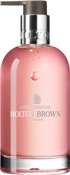 5030805012910 - Molton Brown Delicious Rhubarb & Rose Fine Liquid Hand Wash Glass Bottle 200 ml