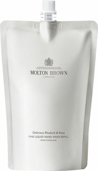 5030805012972 - Molton Brown Delicious Rhubarb & Rose Fine Liquid Hand Wash Refill 400 ml