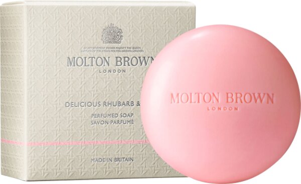 5030805015126 - Molton Brown Delicious Rhubarb & Rose Perfumed Soap 150 ml