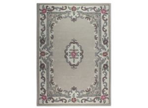 5031193108391 - Wollteppich FLAIR RUGS Aubusson Teppiche Gr B L 150 cm x 240 cm 10 mm 1 St beige (natur) Esszimmerteppiche