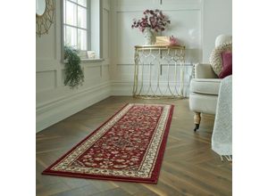 5031193656670 - Läufer FLAIR RUGS Sherborne Teppiche Gr B L 60 cm x 230 cm 8 mm 1 St rot Küchenläufer