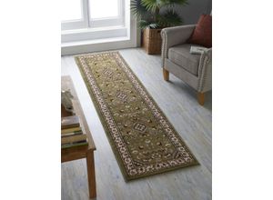 5031193656779 - Läufer FLAIR RUGS Sherborne Teppiche Gr B L 60 cm x 230 cm 8 mm 1 St grün Küchenläufer