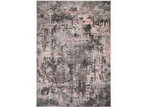 5031193678481 - Teppich FLAIR RUGS Wonderlust Teppiche Gr B L 120 cm x 170 cm 10 mm 1 St rosa Esszimmerteppiche fußbodenheizungsgeeignet mehrfarbig Vintage Design Abstrakt