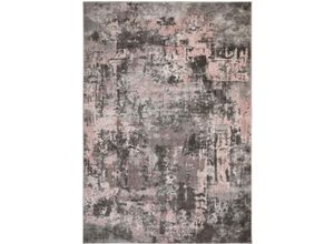 5031193678498 - Teppich FLAIR RUGS Wonderlust Teppiche Gr B L 160 cm x 230 cm 10 mm 1 St rosa Esszimmerteppiche fußbodenheizungsgeeignet mehrfarbig Vintage Design Abstrakt