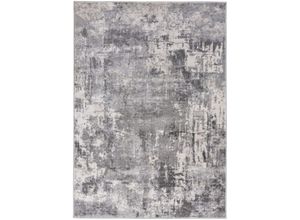 5031193693231 - Teppich FLAIR RUGS Wonderlust Teppiche Gr B L 200 cm x 290 cm 10 mm 1 St grau Esszimmerteppiche fußbodenheizungsgeeignet mehrfarbig Vintage Design Abstrakt