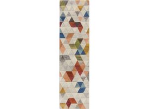 5031193696607 - Läufer FLAIR RUGS Amari Teppiche Gr B L 60 cm x 230 cm 10 mm 1 St bunt (multi) Küchenläufer Wollläufer Multi