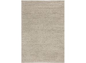 5031193708126 - Teppich FLAIR RUGS Minerals Teppiche Gr B L 160 cm x 230 cm 10 mm 1 St grau (hellgrau) Esszimmerteppiche Teppich aus Wollmischung geknüpftes Design meliert