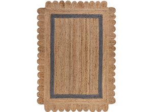 5031193710372 - Teppich FLAIR RUGS Grace Teppiche Gr B L 120 cm x 170 cm 7 mm 1 St beige (natur grau) Juteteppiche aus 100% Jute fußbodenheizungsgeeignet mit Bordüre 5031193710372 - Teppich FLAIR RUGS Grace Teppiche Gr B L 120 cm x 170 cm 7 mm 1 St beige (natur grau) Juteteppiche aus 100% Jute fußbodenheizungsgeeignet mit Bordüre