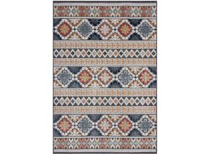 5031193740188 - Teppich FLAIR RUGS Teppiche Gr B L 200 cm x 290 cm 2 mm 1 St bunt Esszimmerteppiche Outdoor geeignet Hoch-Tief Effekt