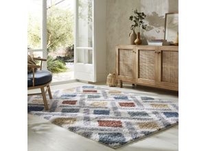 5031193745527 - Hochflor-Teppich FLAIR RUGS SKETCH Teppiche Gr B L 160 cm x 230 cm 30 mm 1 St bunt Esszimmerteppiche