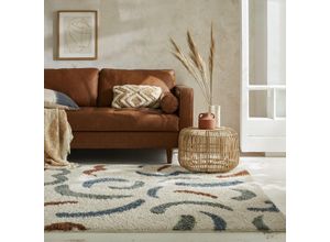 5031193745541 - Hochflor-Teppich FLAIR RUGS SQUIGGLE Teppiche Gr B L 80 cm x 150 cm 30 mm 1 St bunt Esszimmerteppiche