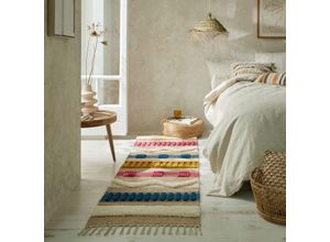 5031193745794 - Läufer FLAIR RUGS Medina Teppiche Gr B L 60 cm x 230 cm 12 mm 1 St bunt Küchenläufer Boho-Look aus Naturfasern wie Wolle & Jute Teppichläufer