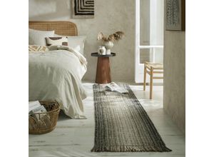 5031193745886 - Läufer FLAIR RUGS Jute Ombre Teppiche Gr B L 60 cm x 230 cm 8 mm 1 St grau Küchenläufer