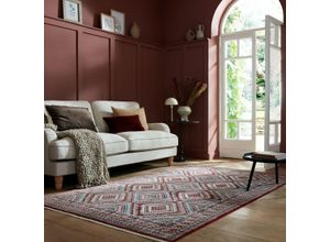 5031193759326 - Teppich FLAIR RUGS Babylon Vintage Teppiche Gr B L 120 cm x 169 cm 8 mm 1 St rot Orientalische Muster Traditional Teppich