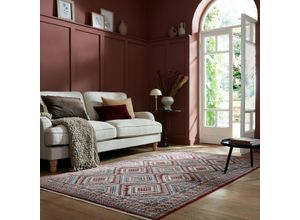 5031193759340 - Teppich FLAIR RUGS Babylon Vintage Teppiche Gr B L 200 cm x 304 cm 8 mm 1 St rot Orientalische Muster Traditional Teppich