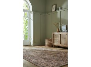 5031193759494 - Teppich FLAIR RUGS Selena Jute Teppiche Gr B L 160 cm x 230 cm 8 mm 1 St grün Orientalische Muster Vintage Jute