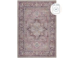 5031193760025 - Teppich FLAIR RUGS Windsor Teppiche Gr B L 120 cm x 170 cm 4 mm 1 St rosa Esszimmerteppiche Waschbarer Teppich