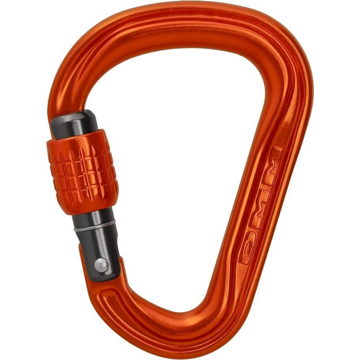 5031290228664 - Oranger Karabiner mit Schraubverschluss - Leicht 56g Sicher und Kompakt