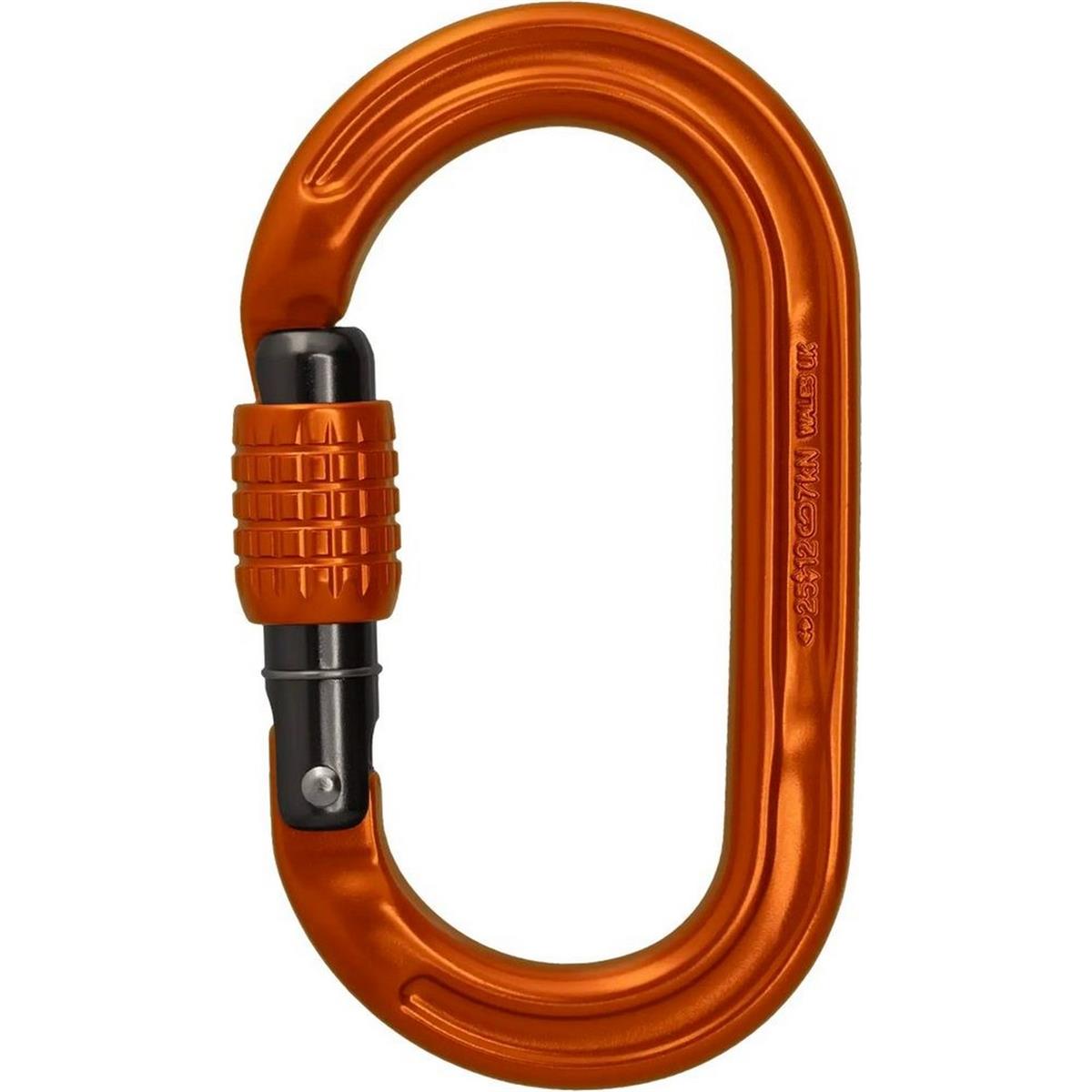 5031290228817 - Universeller oranger Karabiner mit Schraubverschluss - Ultra O Screwgate