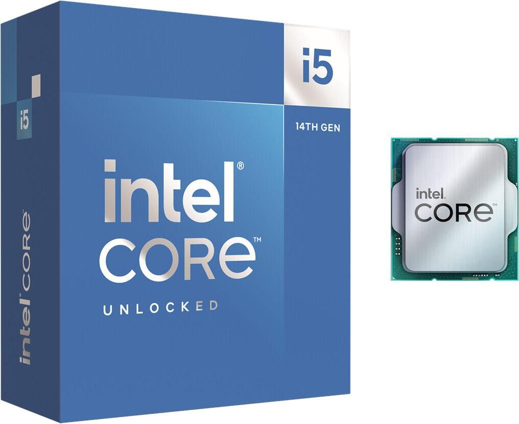 5032037278447 - Core i5-14600K Raptor Lake-S CPU - 14 cores - 35 GHz - LGA1700 - Boxed without heatsink fan