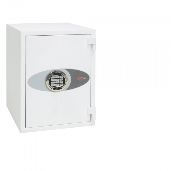 5032548008915 - Tresor SS1443E Fortress Pro 28 l 52kg weiß mit Elektronikschloss Stahl 5032548008915 Phoenix Safe