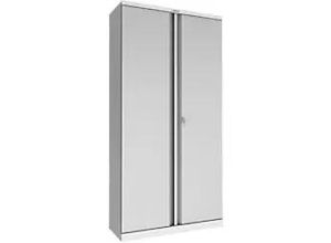 5032548010659 - SC Schrank Stahl 4 Abschließbar 1000 x 500 x 1900 mm Grau