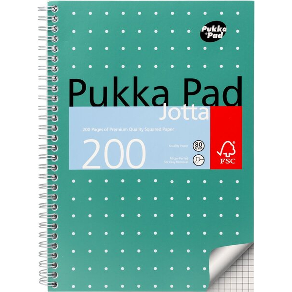 5032608099273 - Collegeblock 8520-METSQ kariert   kariert B5 80g blau 100 Blatt 5032608099273 Pukka Pads