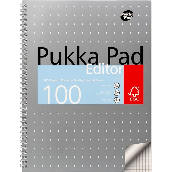 5032608099297 - Collegeblock EM003SQ   kariert A4 50 Blatt 5032608099297 Pukka Pads