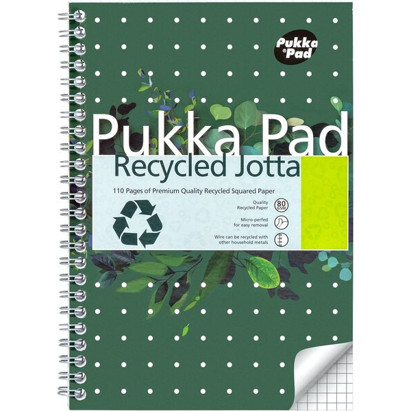 5032608099341 - Collegeblock RCA5 110-3SQ   kariert A5 55 Blatt 5032608099341 Pukka Pads