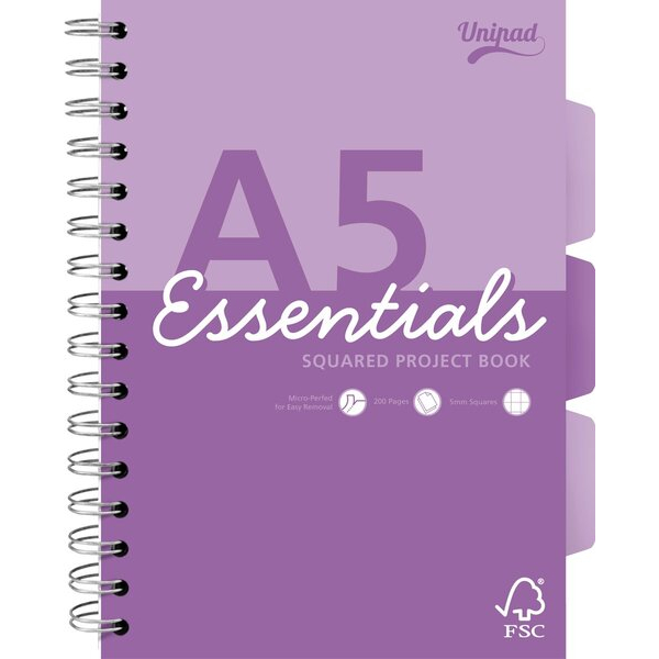 5032608099396 - Collegeblock ESS-PROBA5AST(SQ)   kariert A5 100 Blatt 5032608099396 Pukka Pads