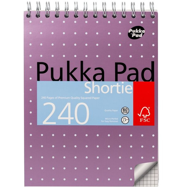 5032608099457 - Stenoblock SM024SQ kariert120 Blatt 5032608099457 Pukka Pads