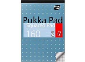 5032608199652 - Metallics Memo-Nachfüllblock Geleimt DIN A5 Kariert Karton Hardback Silber Nicht gelocht 160 Seiten 6 Stück à 160 Blatt