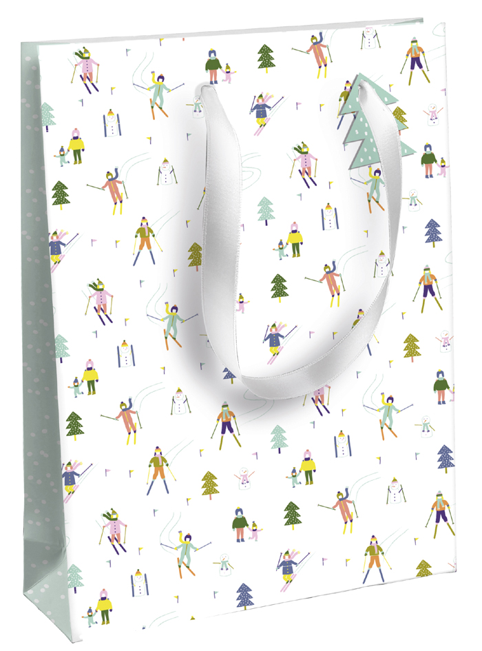 5033601497974 - Weihnachts-Geschenktüte Schnee mittel