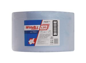 5033848003532 - Putztuch WYPALL L30 ULTRA 7425 L380xB235ca mm blau 3-lagig perforiert