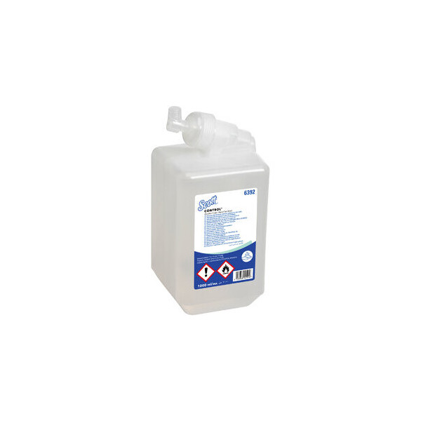 5033848041916 - SCOTT® Control™ Handdesinfektionsschaum auf Alkoholbasis Nachfüllkassette mit Desinfektionsmittel für Aquarius Spender parfümfrei 1 Liter - Kartusche