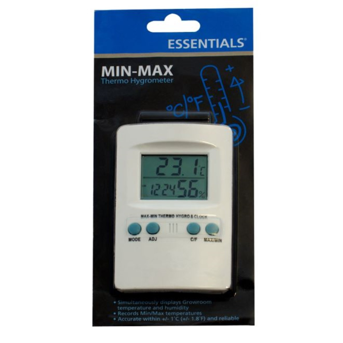 5034517290215 - Essentials Digital Min-Max Thermometer & Hygrometer