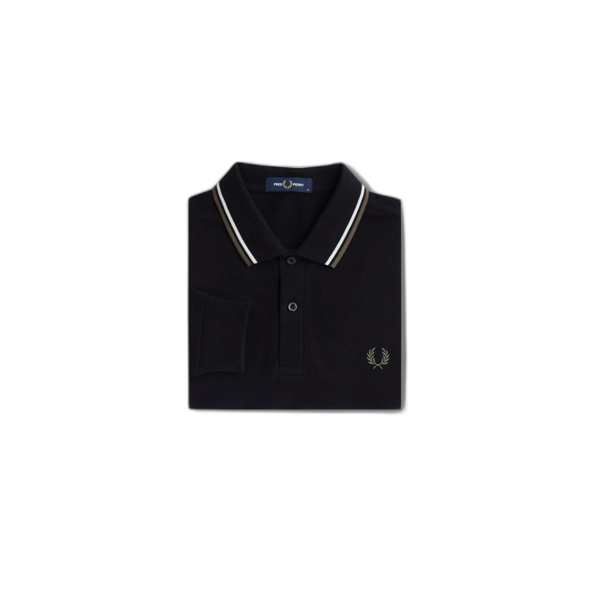 5034603405394 - Polo mit langen Ärmeln und doppeltem Streifen Fred Perry