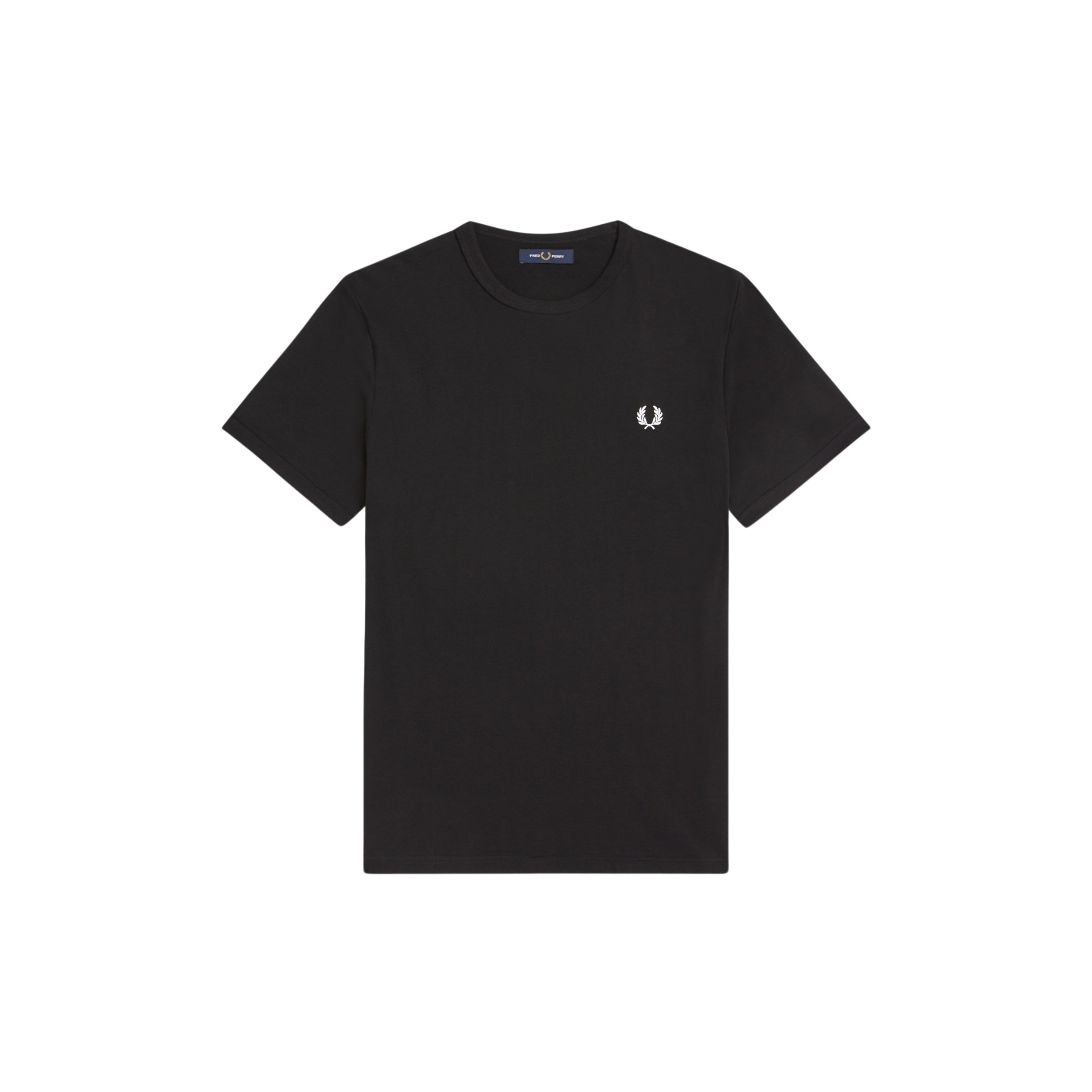 5034605013719 - Ringer Crew Neck Tee Black 5034605013719 - Ringer Crew Neck Tee Black