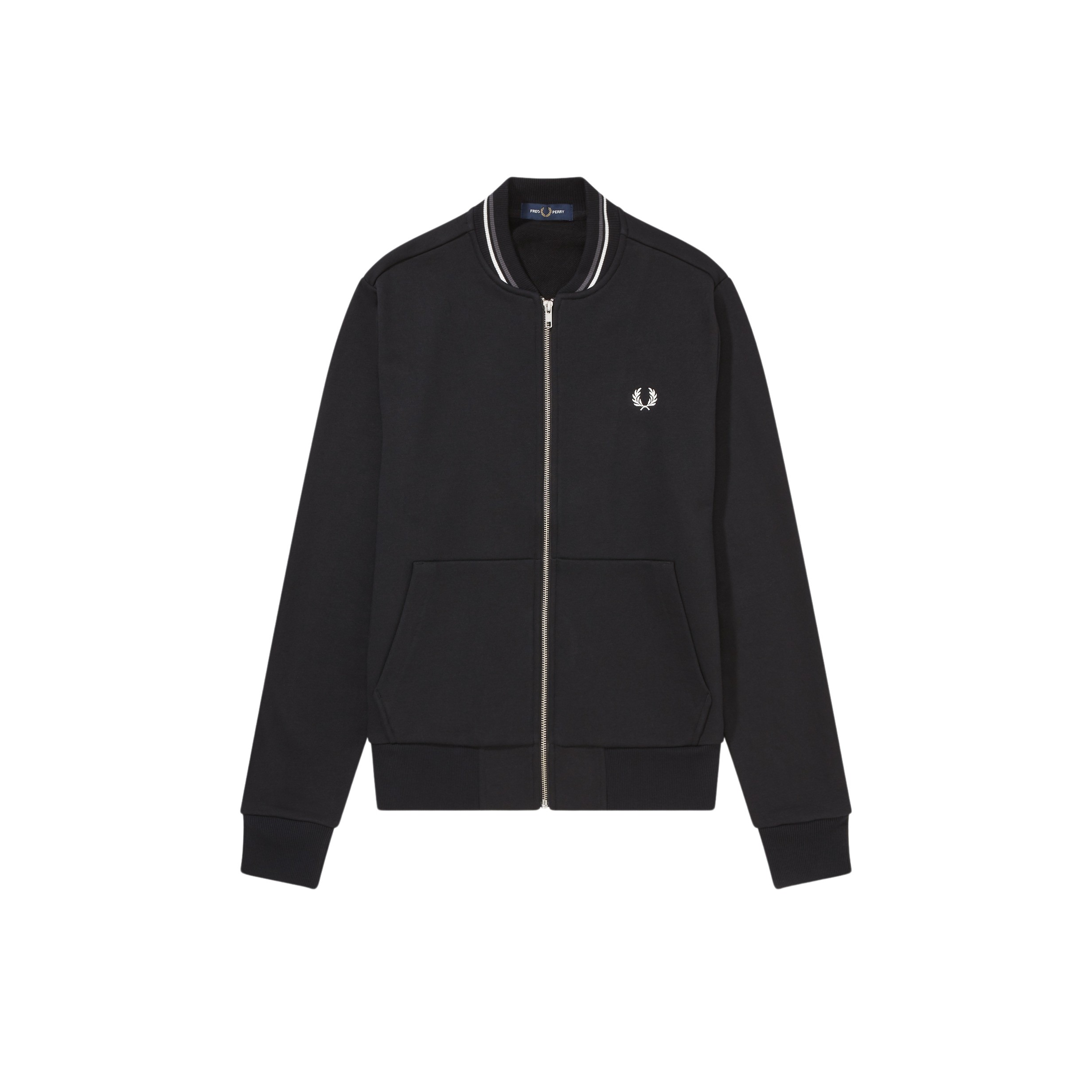 5034605846614 - Sweatshirt mit vollem Reißverschluss Fred Perry