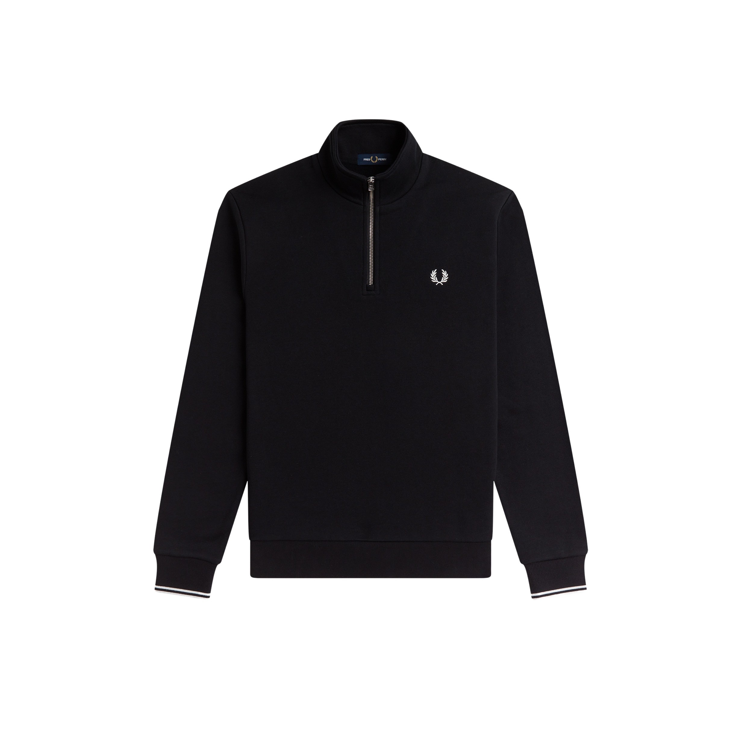 5034606324913 - Sweatshirt mit halbem Reißverschluss Fred Perry