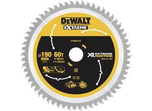 5035048542231 - DeWALT Akku-Handkreissägeblatt DT9956 XR - Sägeblatt für FlexVolt DCS575 und DCS576 - Größe190 30mm 60WZ FZ