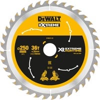 5035048542330 - DeWALT Akku-Tischkreissägeblatt DT995 Extreme Runtime XR - Sägeblatt für FlexVolt DCS7485 - Größe250 30mm 36WZ FZ