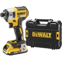 5035048616079 - DeWalt XR Akku-Schlagschrauber (18 Volt 5Ah 205 Nm Drehmoment 1-4 Zoll Innensechskant-Aufnahme LED-Diodenring inkl 2x Akkus 1x System-Schnellla