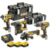 5035048679739 - DeWALT DCK422P3-QW Akku-Kombipack 18 V DCD796 Schlagbohrschrauber Kombihammer Schlagschrauber Winkelschleifer