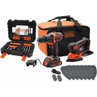 5035048706978 - Blac Akkuschlagbohrschr BCK23S1SA41-QW 18V-Kit Schlagbohrschr+ Mouse 41 Zub (BCK23S1SA41-QW) - Black&decker