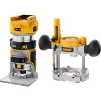 5035048711804 - DeWalt Akku-Oberfräse DCW604NT-XJ 18 V 2 Stück Fräsmodul Parallelanschlag Absaugadapter Grundplatte TSTAK-Box VI ohne Akku und Ladegerät