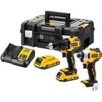 5035048721810 - DeWALT DCK2062D2T-QW Kombipack 18V Schlagbohrschrauber DCD709 + Schlagschrauber DCF 809 + 2 Akkus + Ladegerät + TSTAK