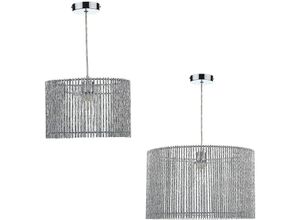 5035128500694 - Dar Lighting - dar nest - Zylindrisches nicht elc poliertes Chrom 2X Größe