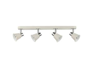 5035128535184 - Dar Lighting - dar fry - Spotlight Bar Cream 4x GU10