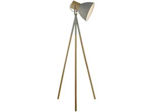 5035128617767 - Dar Lighting - dar adna - Stativ Stehlampe Grau & Holz 5035128617767 - Dar Lighting - dar adna - Stativ Stehlampe Grau & Holz